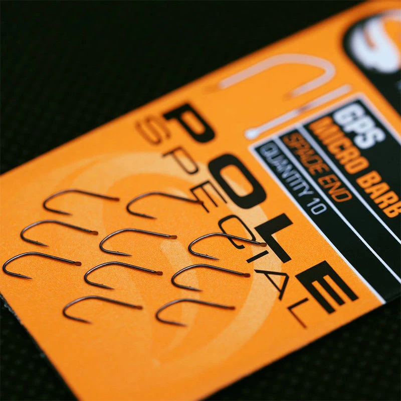 Guru Pole Special Spade End Barbed Hooks